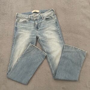 Hollister Women's Boot Cut Jeans - Light Blue